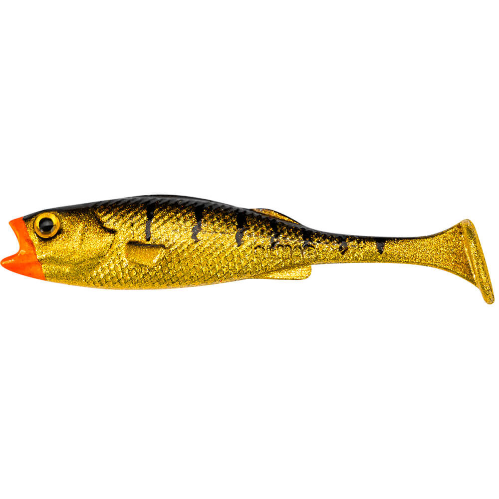 LMAB Perch Shad 7 cm im Dekor Gold Tiger
